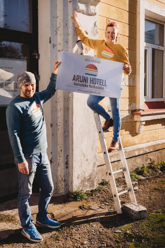 Aruni hotelli tiimiliikmed Egle ja Tarmo